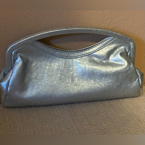 3/$15 Candies silver sequin clutch with magnetic closure - Picture 3 of 7